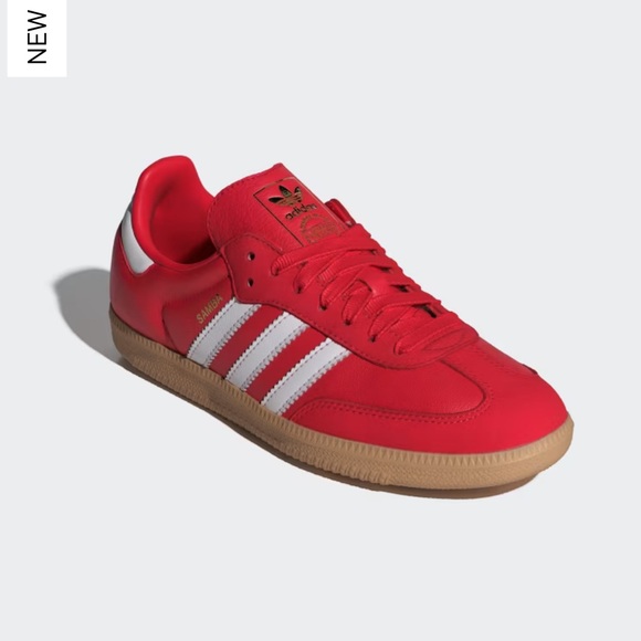 NWT Adidas Samba OG W Sneakers Better Scarlet Size Women’s 8.5 - Picture 3 of 16